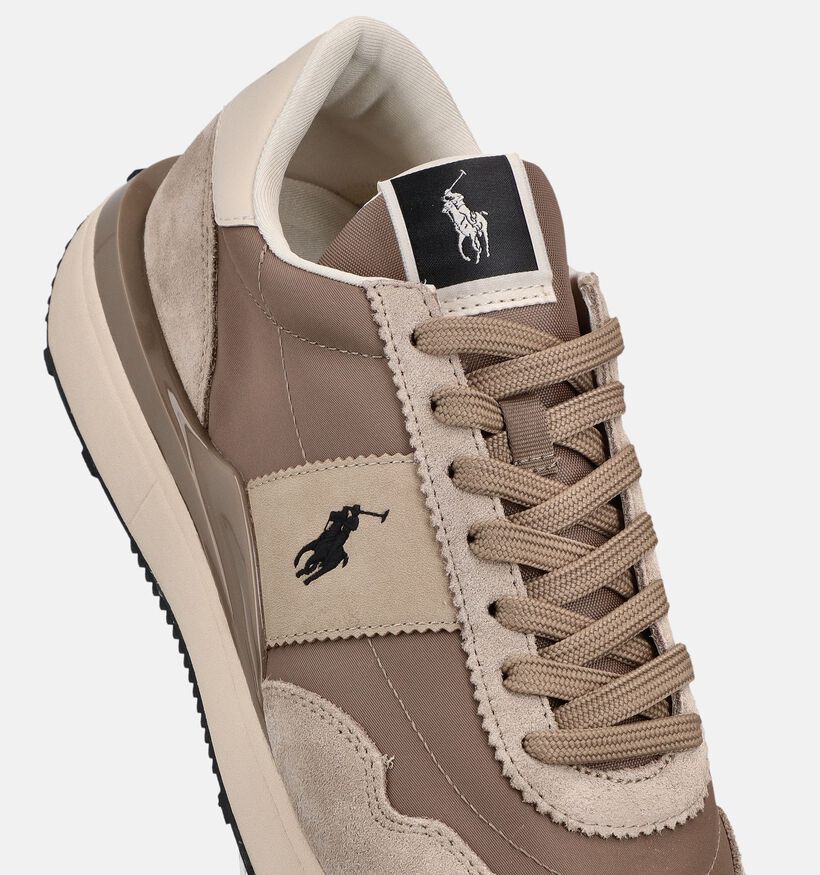 Polo Ralph Lauren Train Chaussures plates en Marron pour hommes (369555) - pour semelles orthop&eacute;diques