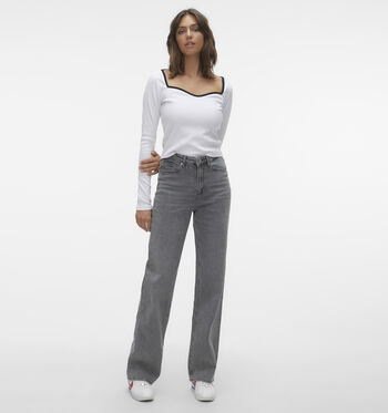 Vero Moda Jeans Grijs