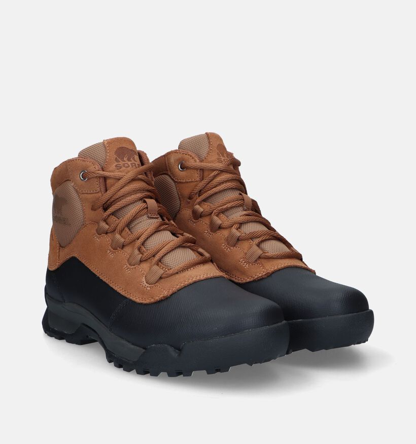 Sorel Chaussures de randonnée étanches en Cognac pour hommes (329584) - pour semelles orthopédiques