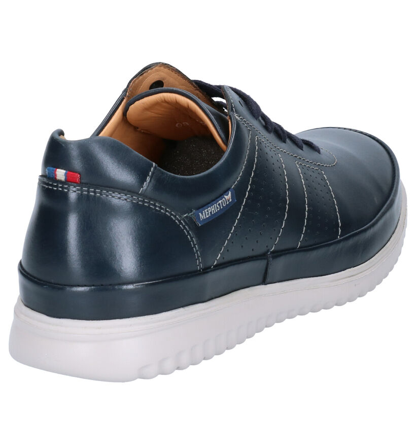 Mephisto Tomy Randy Chaussures à lacets en Bleu en cuir (271935)