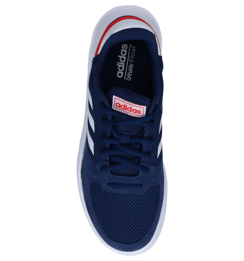 Blauwe adidas Fusion Flow Sneakers in daim (237102)