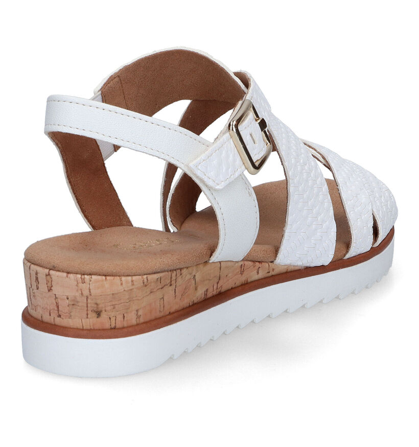 Gabor Witte Sandalen in leer (306144)