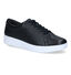 FitFlop Rally Zwarte Veterschoenen in leer (313550)