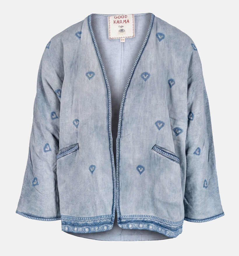 Orfeo Seldon Blauwe Jas met Hartjes voor dames (371941)