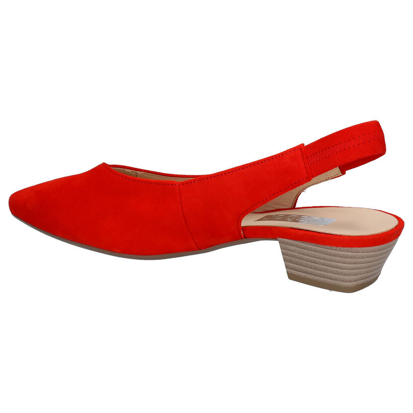 Gabor Escarpins slingback en Bleu foncé en daim (271702)
