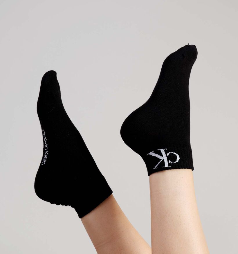Calvin Klein Socks Zwarte Enkelsokken (2 Paar) voor dames (362717)