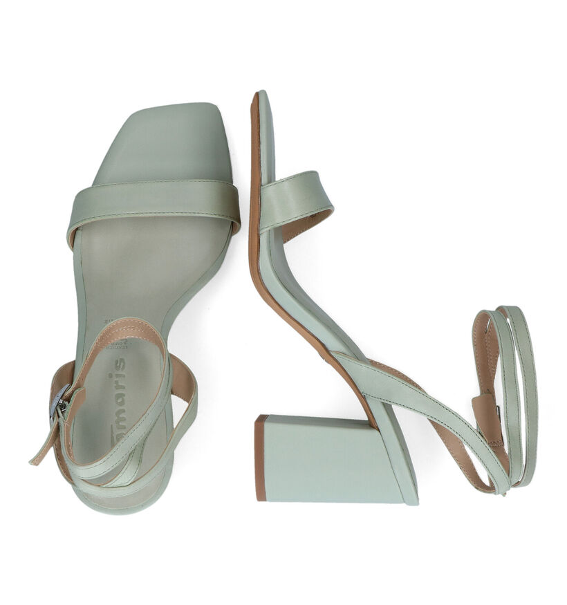 Tamaris Touch it Sandales en Vert en cuir (306400)