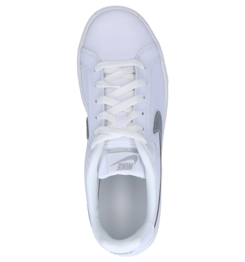 Nike Court Royale Baskets en Blanc en cuir (261698)