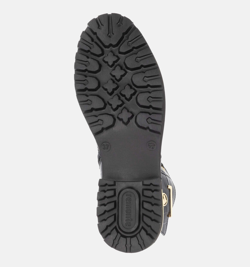 Remonte Boots &agrave; lacets en Noir pour femmes (379872) - pour semelles orthop&eacute;diques