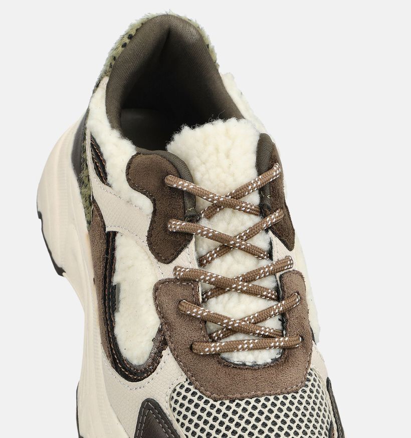 Posh by Poelman Bruine Sneakers voor dames (378627) - geschikt voor steunzolen