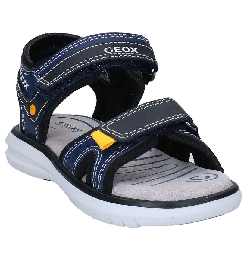 Geox Maratea Sandales en Bleu en simili cuir (302111)