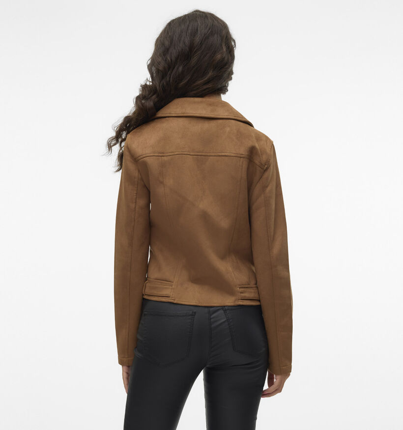 Vero Moda Jose Short Jacket Manteau court en Marron pour femmes (360088)