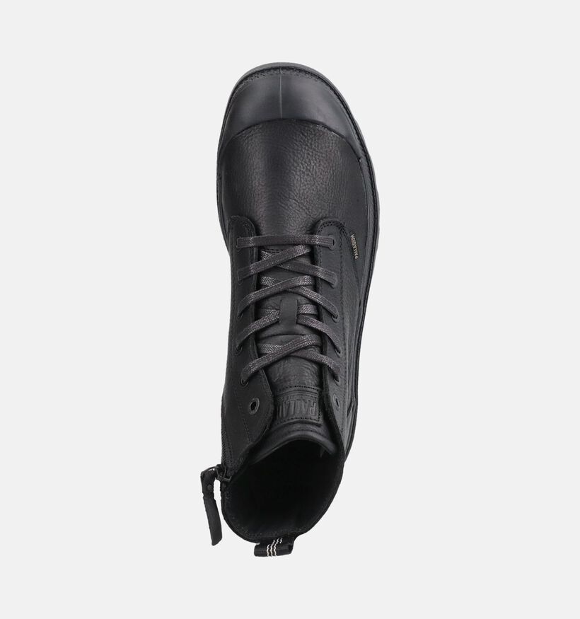 Palladium Pampa Zwarte Boots met Veter en Rits voor heren (378425)