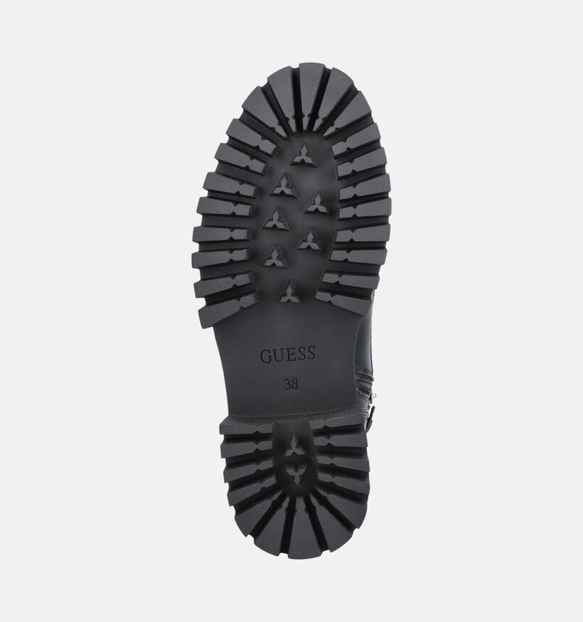 Guess Ficki Boots &agrave; lacets en Noir pour femmes (379514)