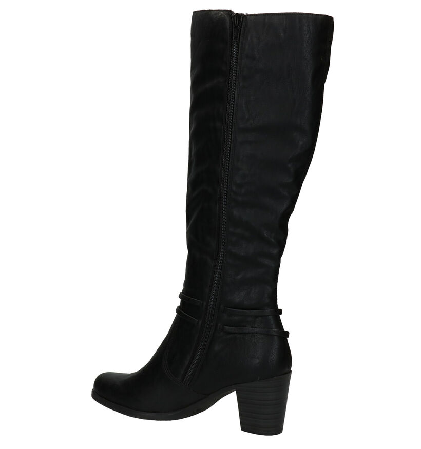 Rieker Bottes hautes en Noir en simili cuir (282710)