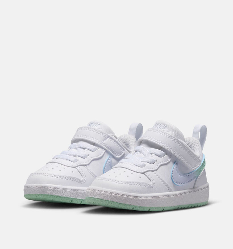 Nike Court Borough Low Witte Sneakers voor meisjes (376162)