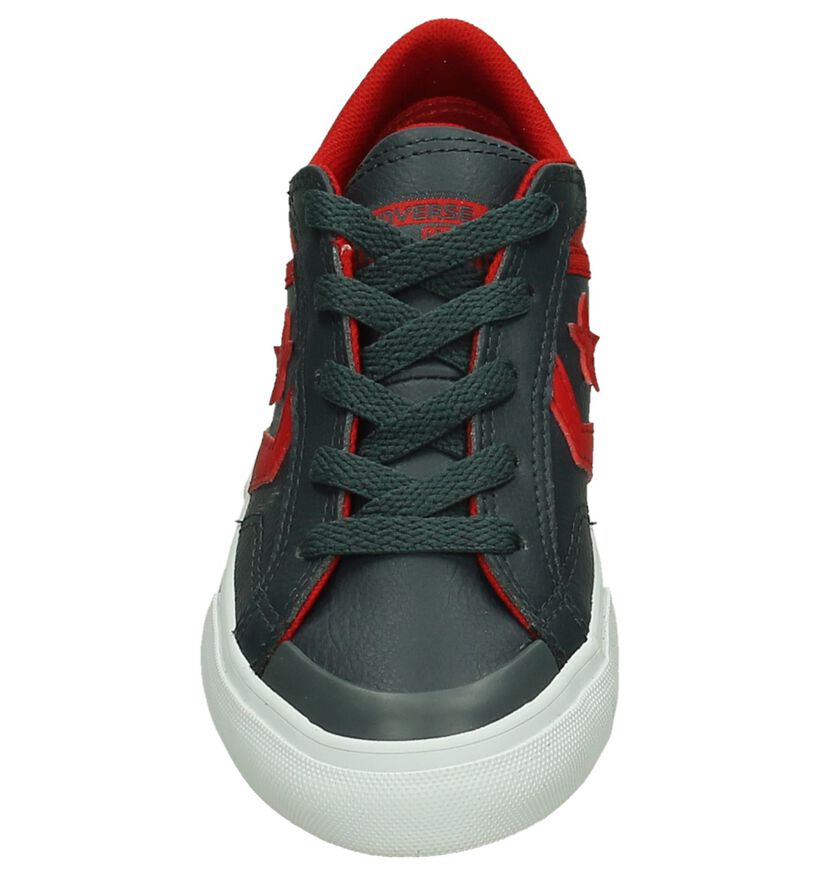 Converse Cons Pro Blaze Low Donker Grijs Sneakers, , pdp