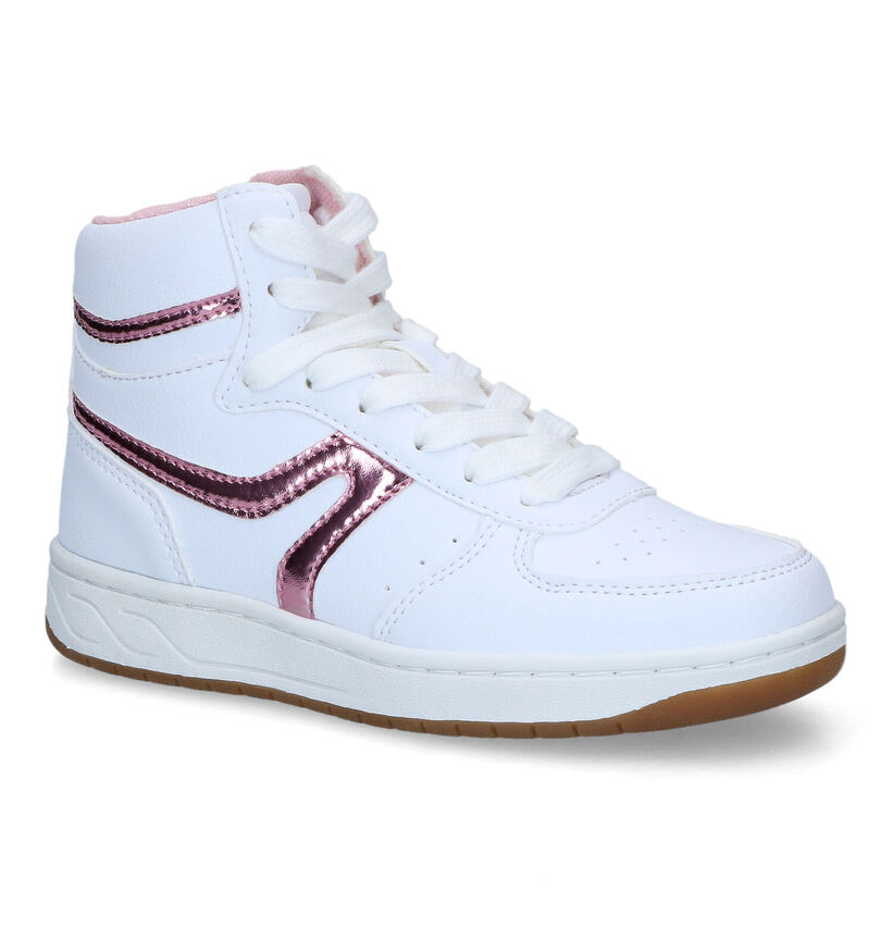 CEMI Witte Hoge sneakers voor jongens, meisjes (330919)