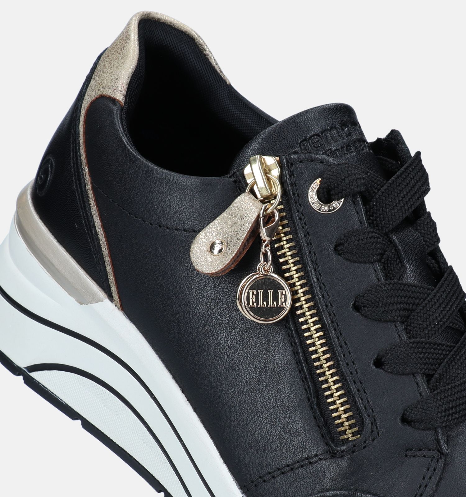 Geklede zwarte sneakers dames sale