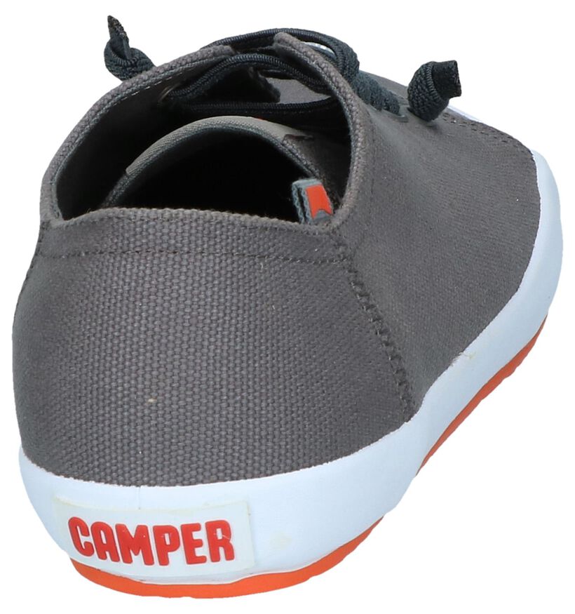 Camper Chaussures slip-on en Gris en textile (244546)