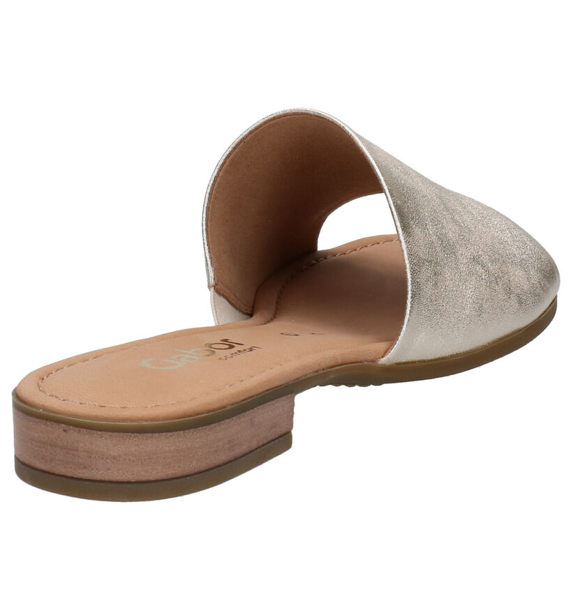 Gabor Nu-pieds en Or en cuir (271623)
