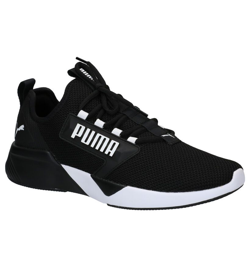 Puma Retaliate Baskets en Noir en textile (288557)