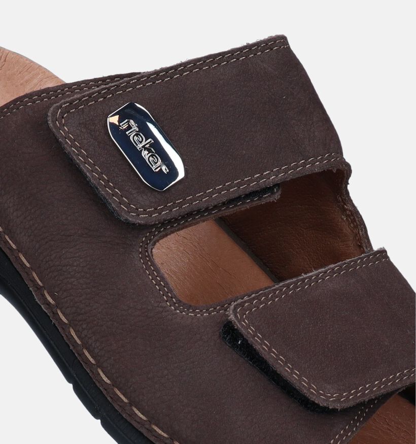 Rieker Bruine Slippers voor heren (339174)