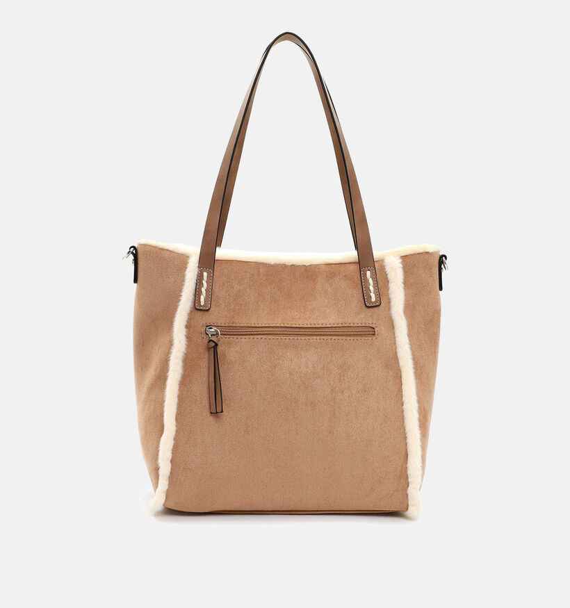 Tamaris Charlie Cabas avec fermeture éclair en Beige pour femmes (348182)