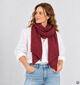 Via Limone Bordeaux Sjaal voor dames (382717)