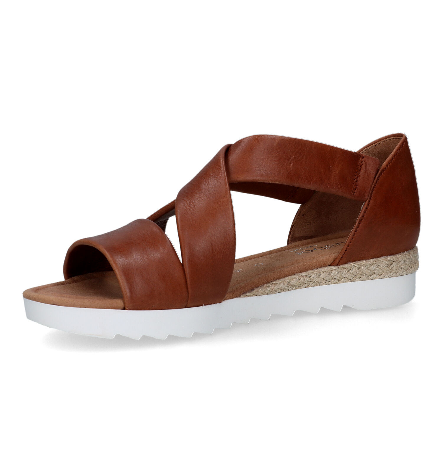 Gabor Comfort Cognac Sandalen Met Sleehak Dames Sandalen