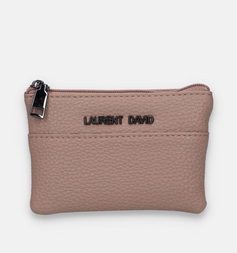 Laurent David Porte-monnaie en Taupe pour femmes (333674)