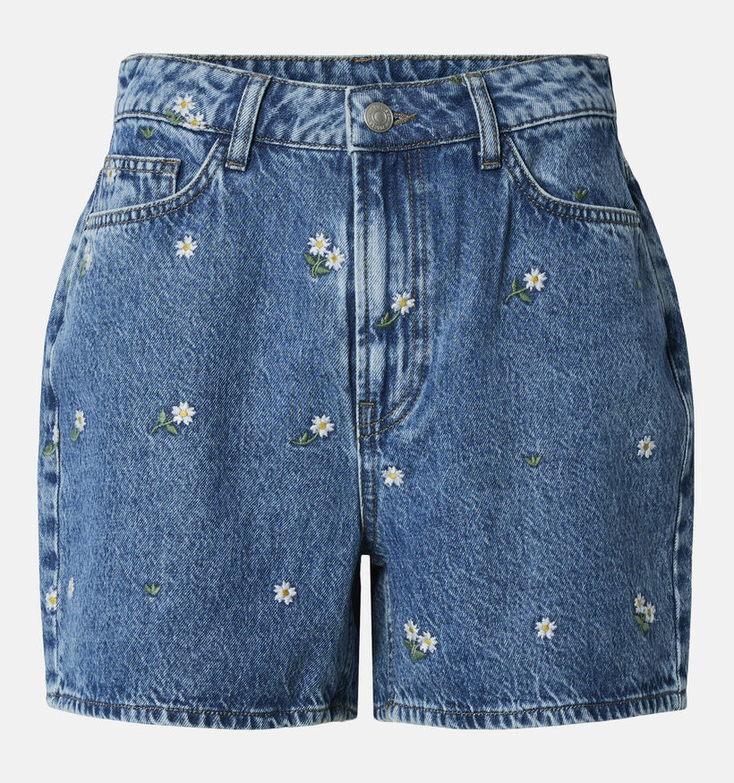 Pieces Sky Short en jeans en Bleu pour femmes (357389)