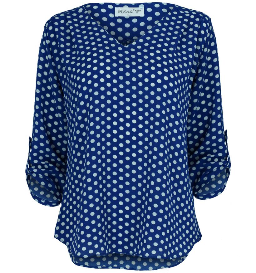 Revd'elle Ombrette Blauwe Blouse (280107)