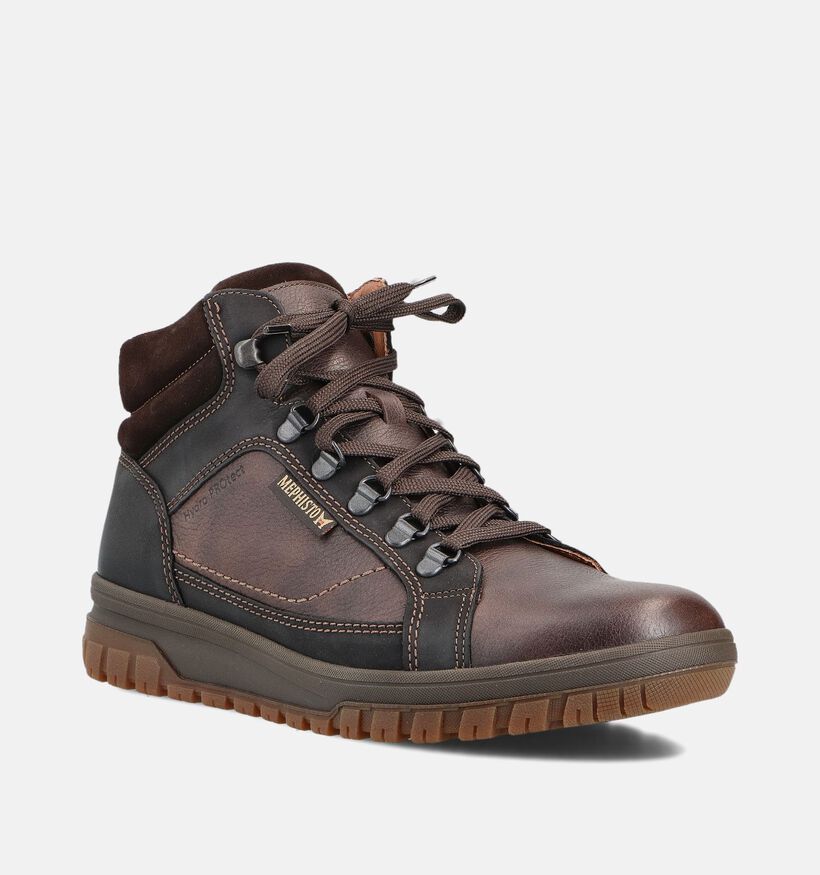 Mephisto Pitt Nevada Boots à lacets en Marron pour hommes (362834) - pour semelles orthopédiques