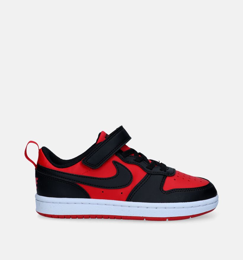 Nike Court Borough Low 2 PS Zwarte Sneakers voor jongens, meisjes (334914)