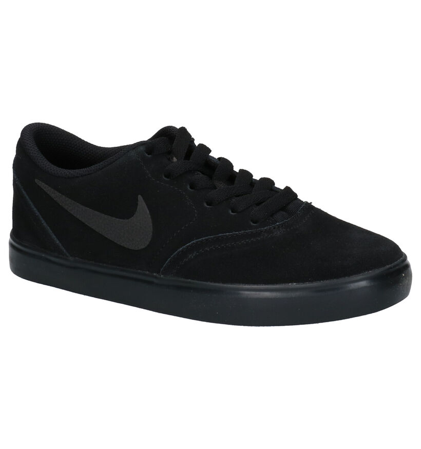 Nike SB Check Zwarte Sneakers in daim (254083)