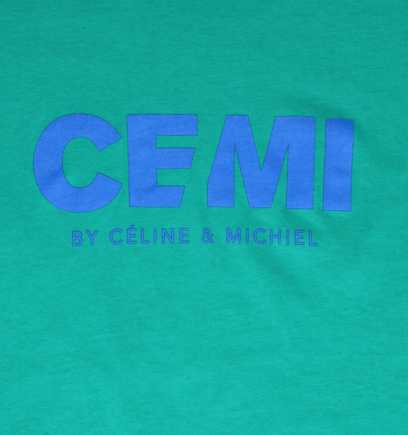 CEMI T-shirt en Vert pour filles, garçons (340427)