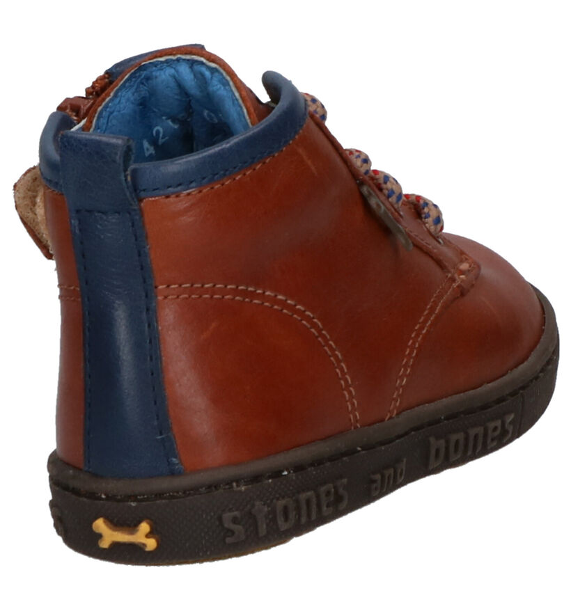STONES and BONES Chaussures pour bébé  en Cognac en cuir (255447)