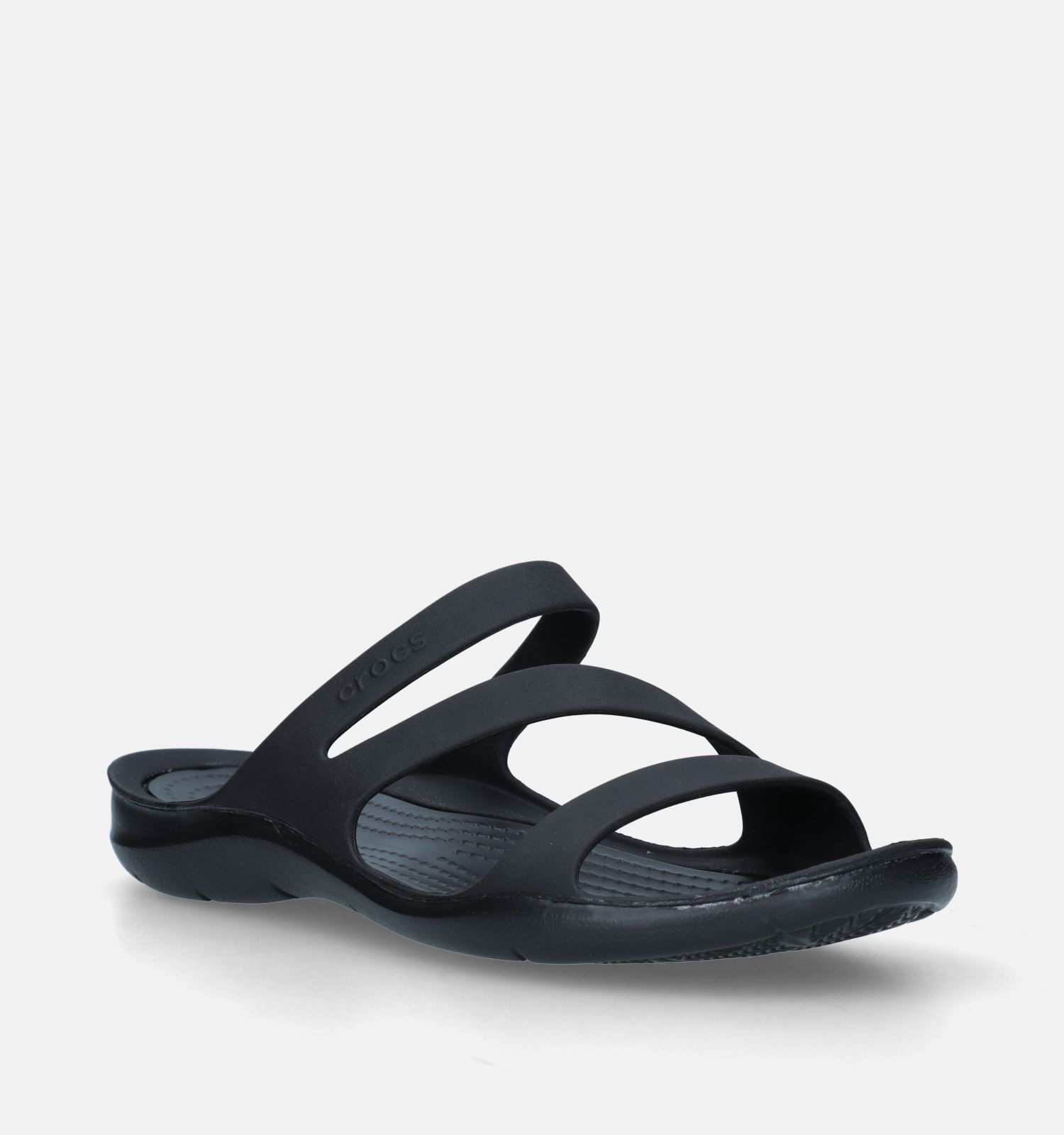 Crocs Swiftwater Zwarte Slippers Dames Slippers Online op TORFS.BE