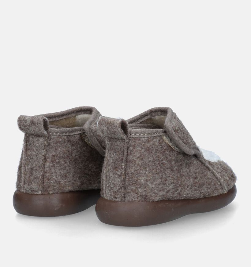 Milo & Mila Pantoufles pour bébé en Marron pour filles, garçons (332295) - pour semelles orthopédiques