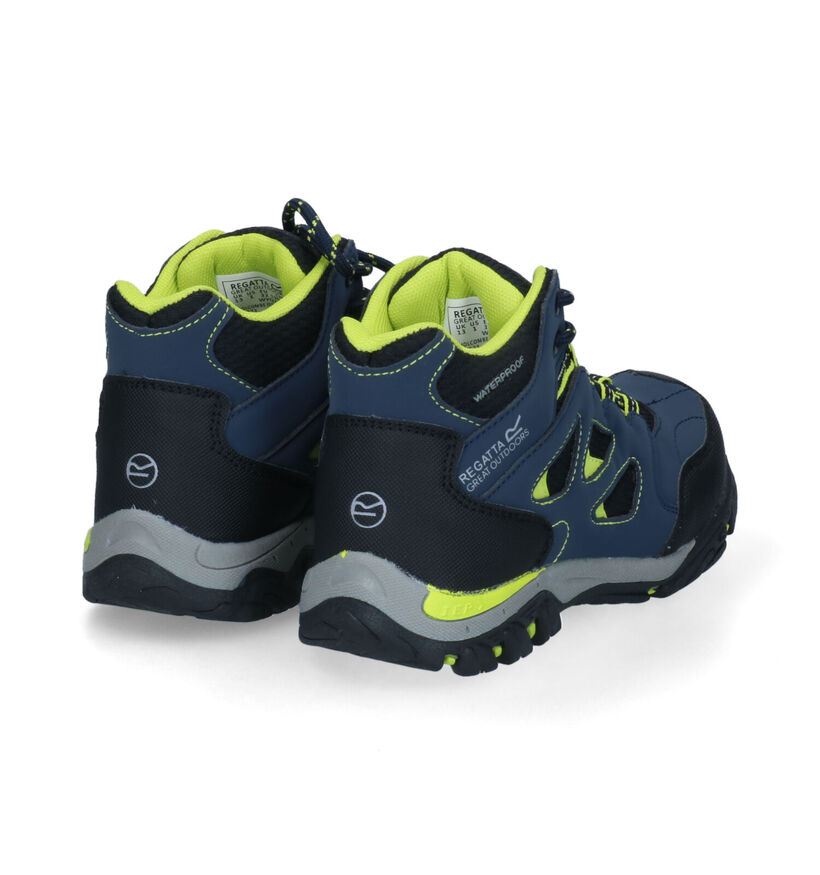 Regatta Holcombe Chaussures de randonnée en Bleu pour garçons (313309) - pour semelles orthopédiques