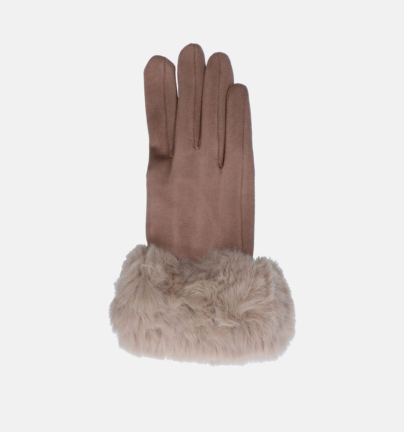 Via Limone Gants en Taupe pour femmes (345311)