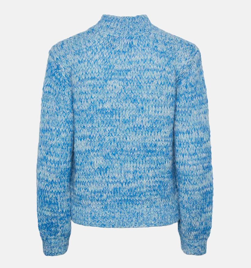 Pieces Nomana Pull en tricot en Bleu pour femmes (332466)