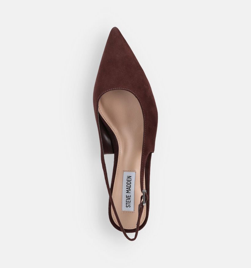 Steve Madden Korra Donkerbruine Slingbacks voor dames (373118)
