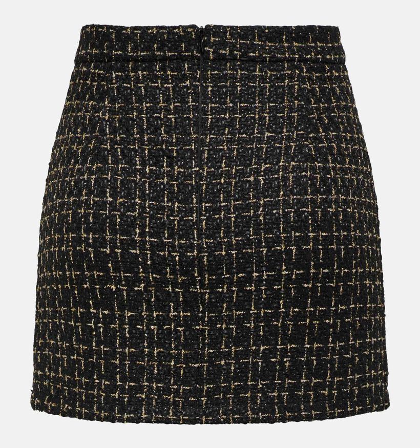 JDY Nancy Mini Jupe tweed en Noir pour femmes (332475)