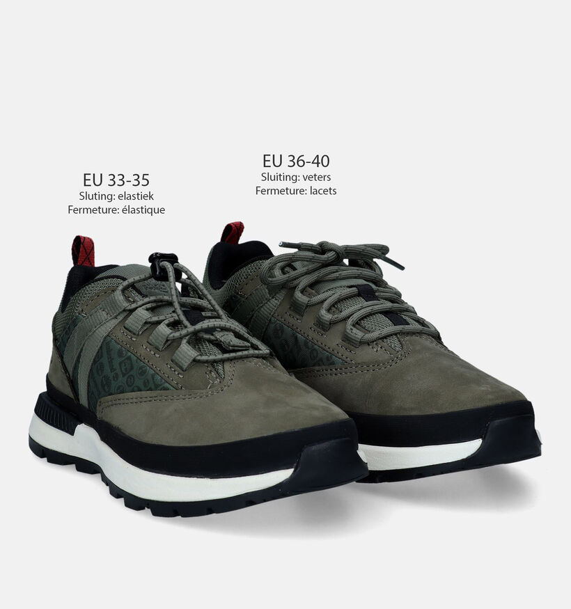 Timberland Euro Tracker Low Kaki Lage schoenen voor jongens (329085) - geschikt voor steunzolen