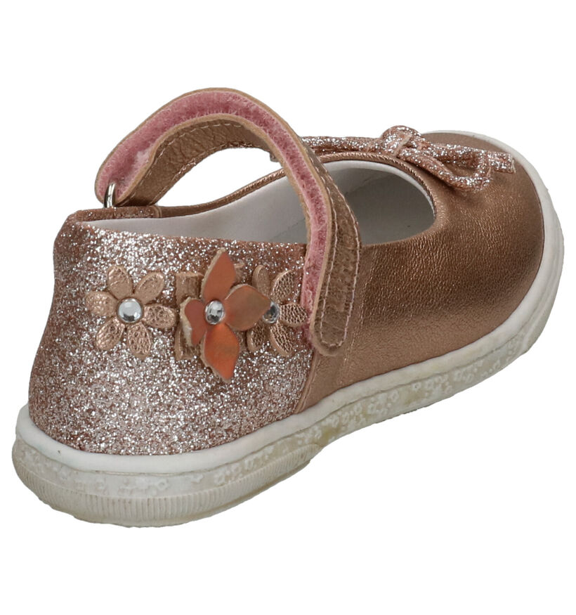 Little David Sisara Ballerines en Or Rosé en cuir (273003)