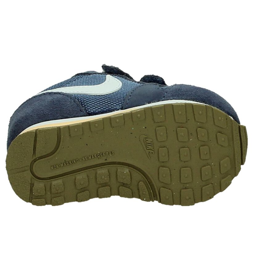 Zwarte Velcro Babysneakers Nike MD Runner 2 in kunstleer (234329)