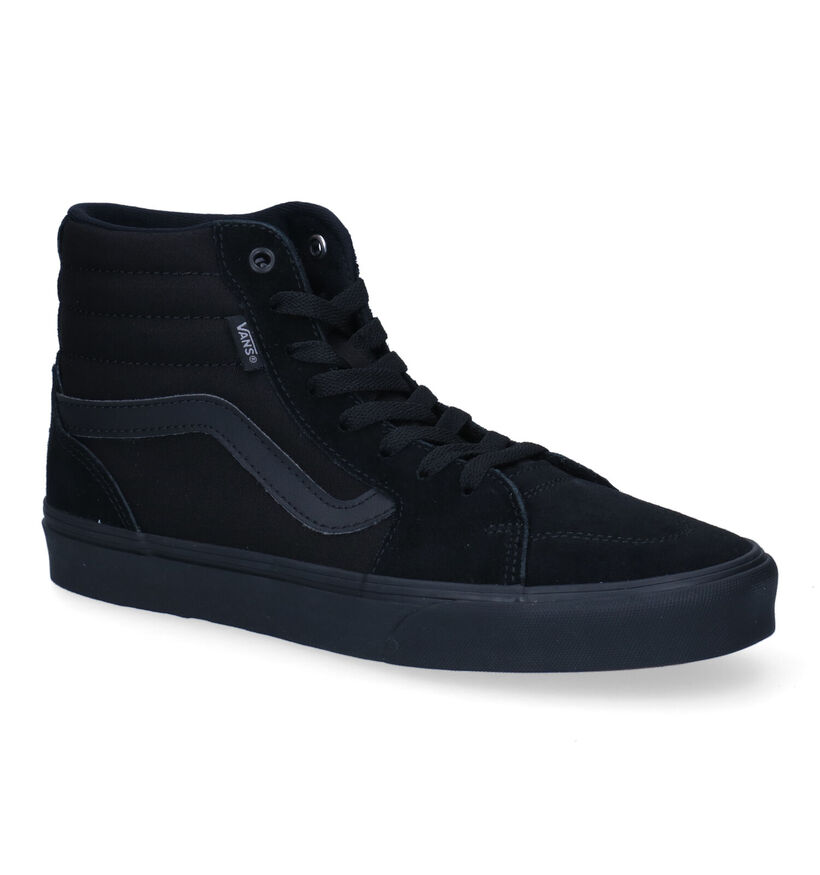 Vans Filmore Hi Baskets de skate en Noir pour hommes (328235)