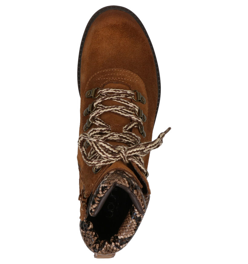 Youh! Cognac Boots in daim (259342)